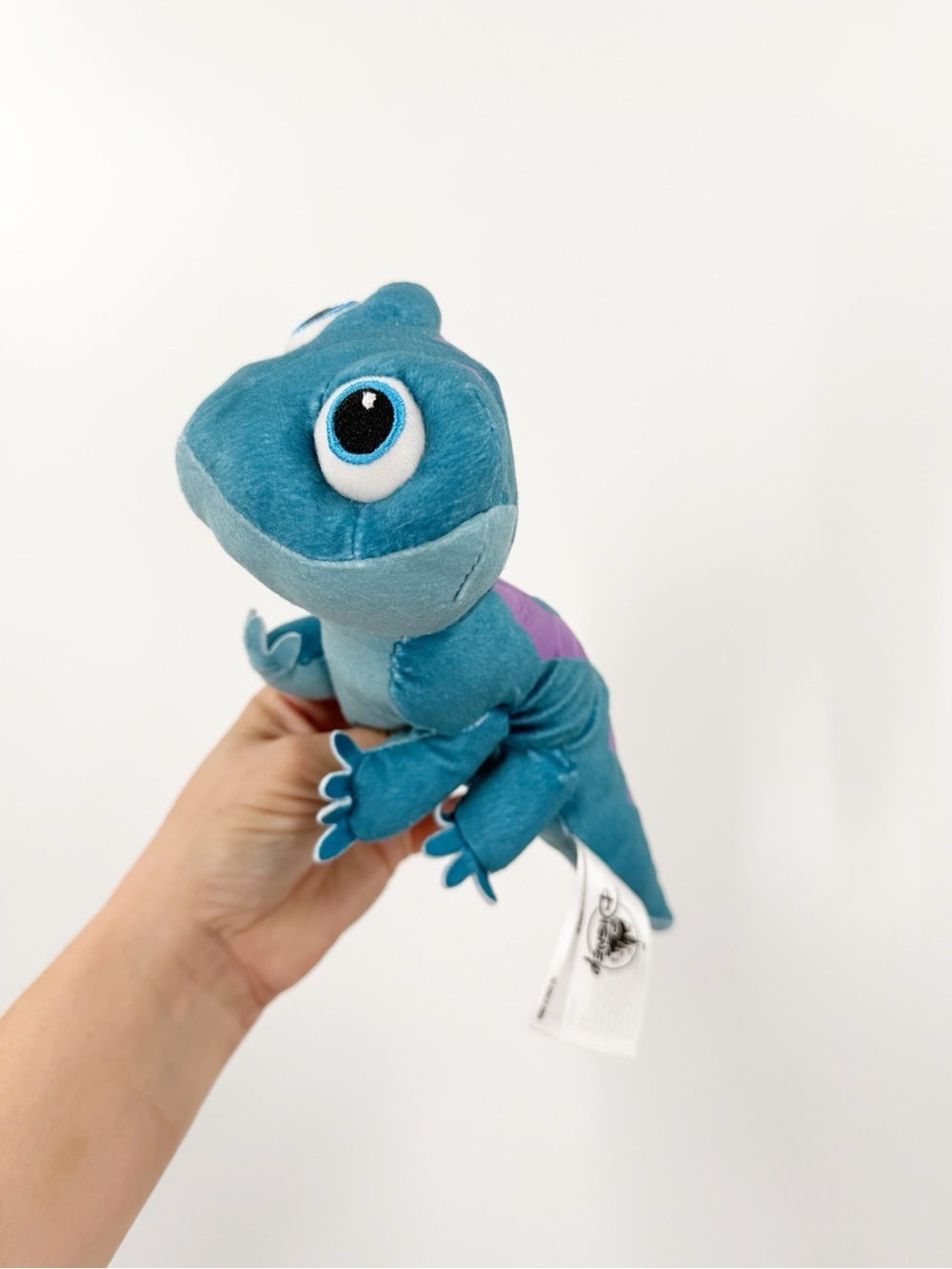 Disney Parks Frozen II Bruni Plush Fire Spirit Blue Salamander Lizard Plush